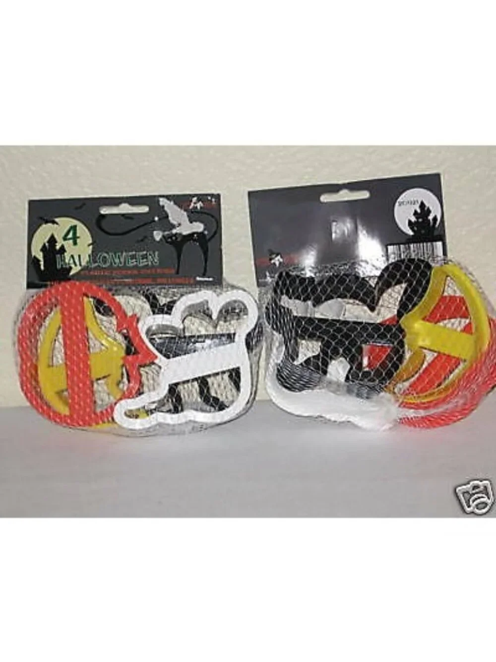 Halloween Cookie Cutters Plastic Ghost Moon Pumpkin Cat Baking Treats